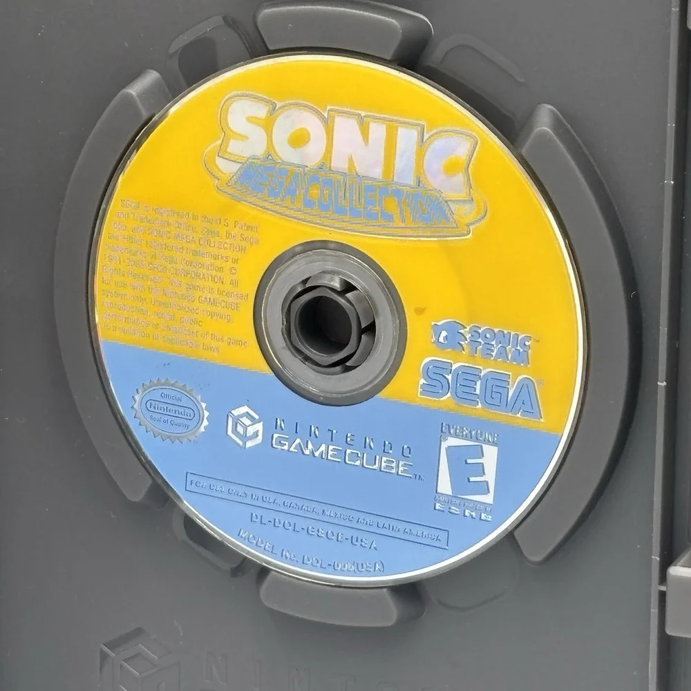 Sonic Mega Collection Nintendo GameCube Player's Choice 2002 CIB Untested T-136